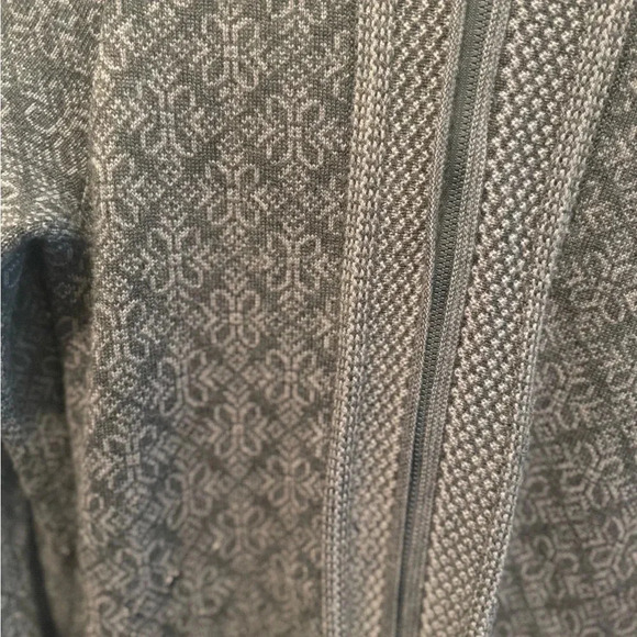 Athleta spooner summit fair isle Nordic hoodie zipper sweater jacket - Picture 5 of 9
